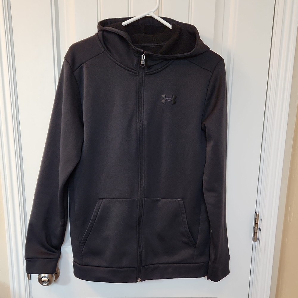 Under Armour Black Full-Zip Performance Hoodie Jacket
